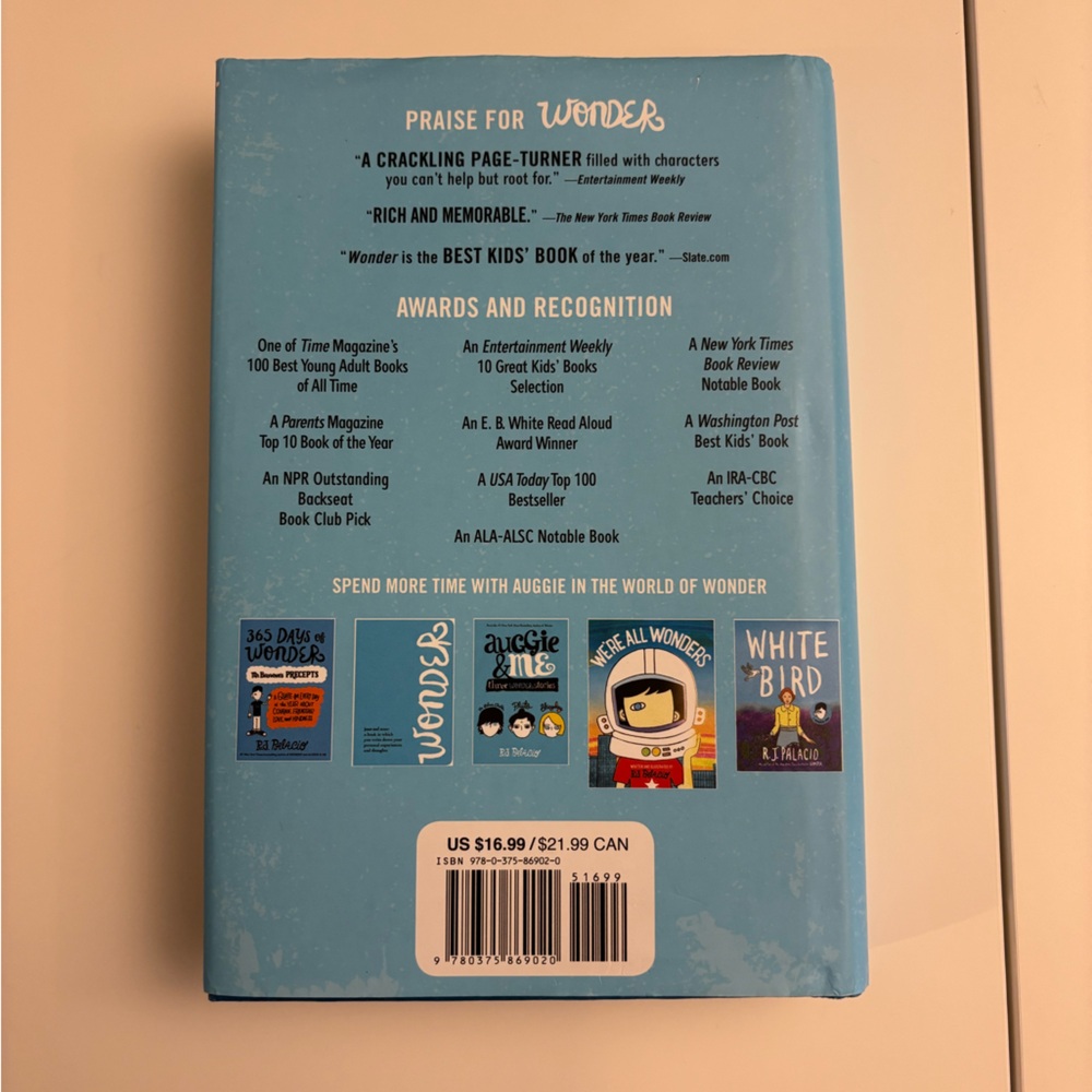 Wonder book by R.J Palacio - Picture 2 of 7